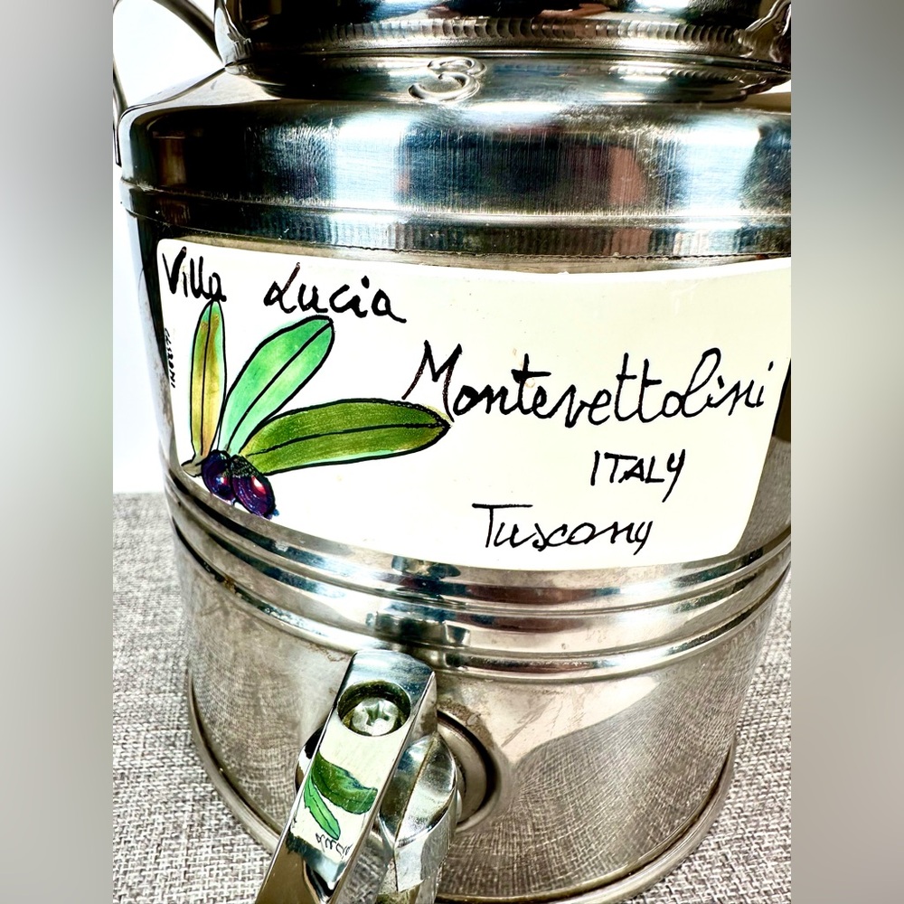 RARE Professional Grade Stainless Steel Olive Oil Dispenser Italy 3L - Picture 8 of 16